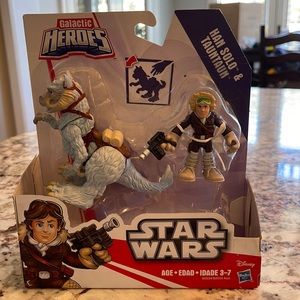 Disney Star Wars action figures.